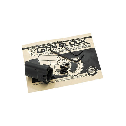 Strike Industries Collar Adjustable Gas Block - For AR15 w/ 0.750" Journal