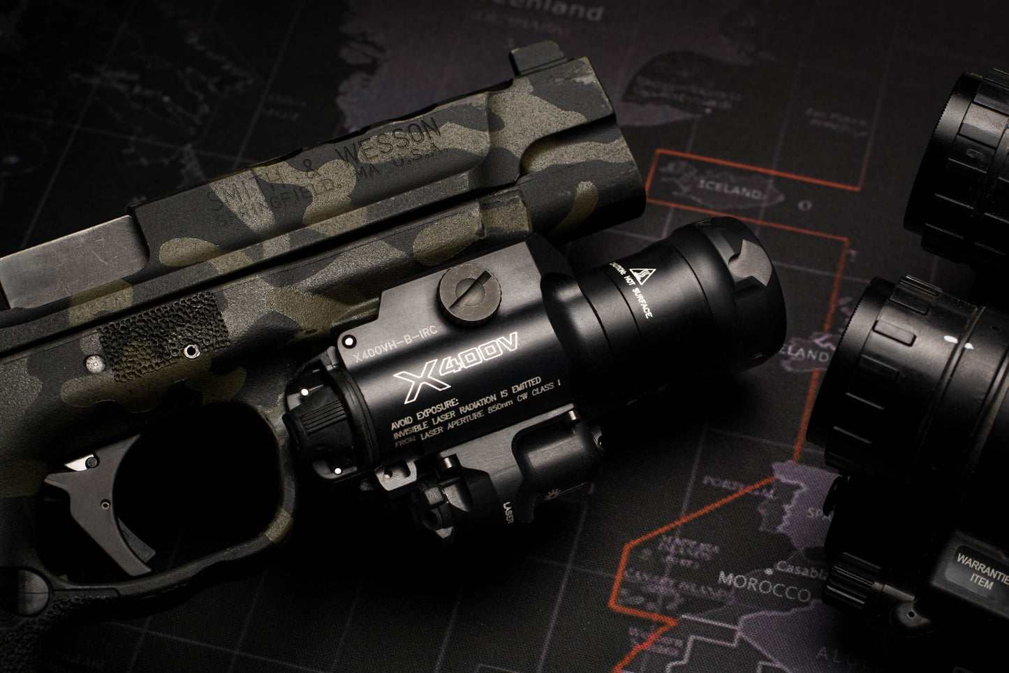 SureFire X400VH - 350 Lumens White Light & Infrared Laser - Fits MasterFire Holsters