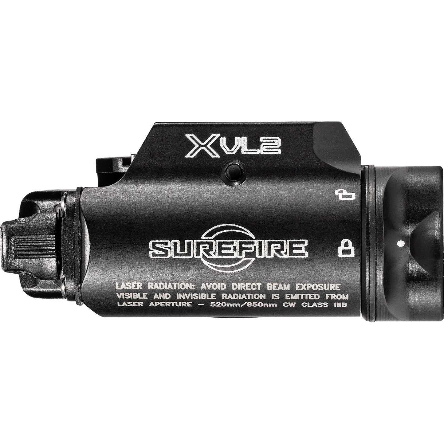 SureFire XVL2 - WeaponLight & Laser - w/ 177ft Reach, 840 Candela & 400 Lumen
