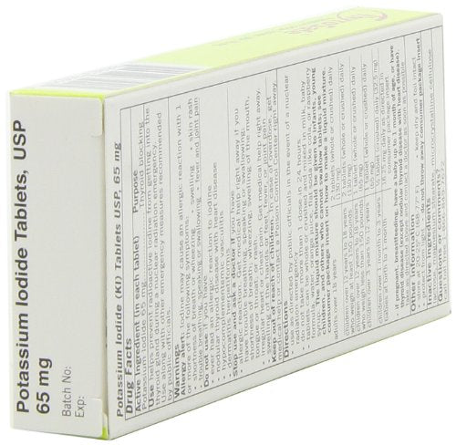 Thyrosafe - Potassium Iodide Tablets - 65 MG