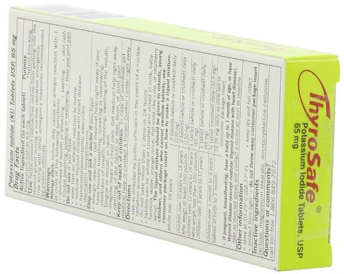 Thyrosafe - Potassium Iodide Tablets - 65 MG