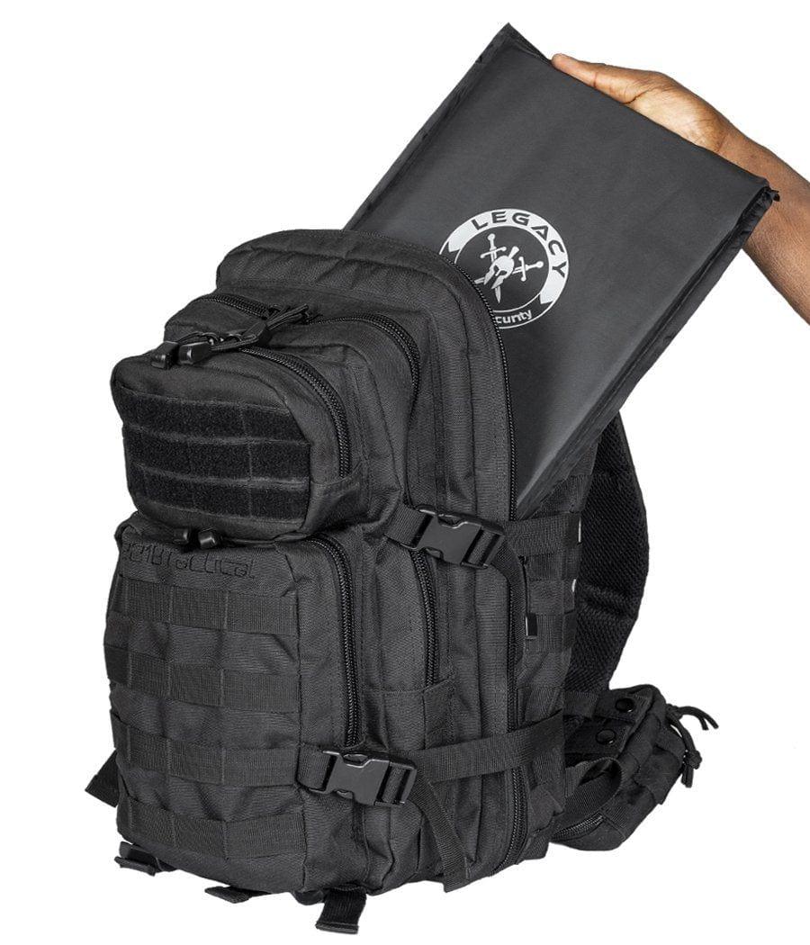 Tactical Assault Bag + Level IIIA Armor Panel - Armored Backpack