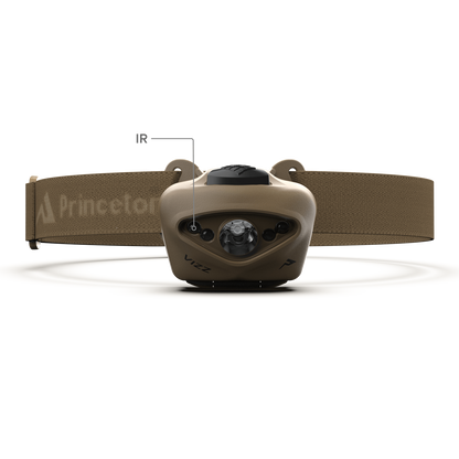 Princeton Tec Vizz Tactical MPLS - 550 Lumens Headlamp - Made in USA