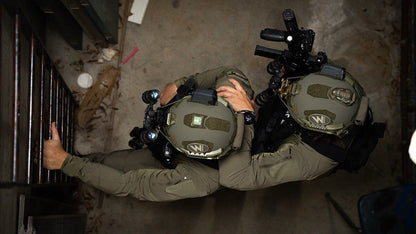 Team Wendy Rifletech - Stops AK-47 & AR-15 Rounds - NIJ III Helmet with No-Hole Design