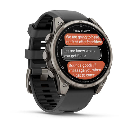 Garmin Fenix 8 Pro - Phone-Free Calling & Satellite SOS - Up to 27 day Battery