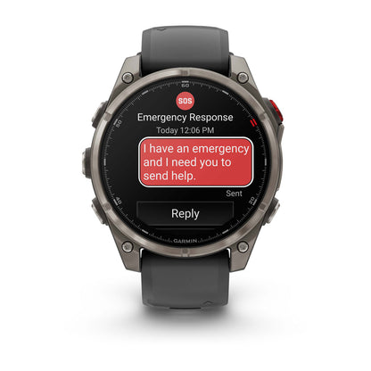 Garmin Fenix 8 Pro - Phone-Free Calling & Satellite SOS - Up to 27 day Battery