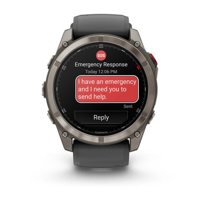 Garmin Fenix 8 Pro - Phone-Free Calling & Satellite SOS - Up to 27 day Battery