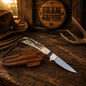 Toothpick Buckaroo Knife – 4″ D2 Steel, Stag & Resin Handle