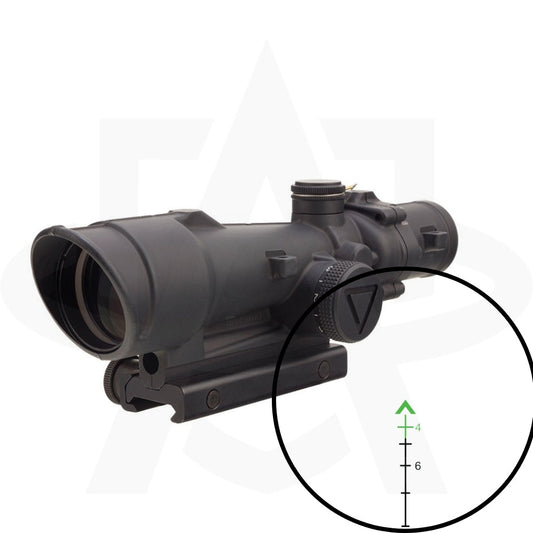 Trijicon ACOG 3.5x35 LED - 3.5x35 Scope w/ 12,000+ Hour Battery Life & TA51 Mount - Waterproof