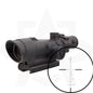 Trijicon ACOG 3.5x35 LED - 3.5x35 Scope w/ 12,000+ Hour Battery Life & TA51 Mount - Waterproof