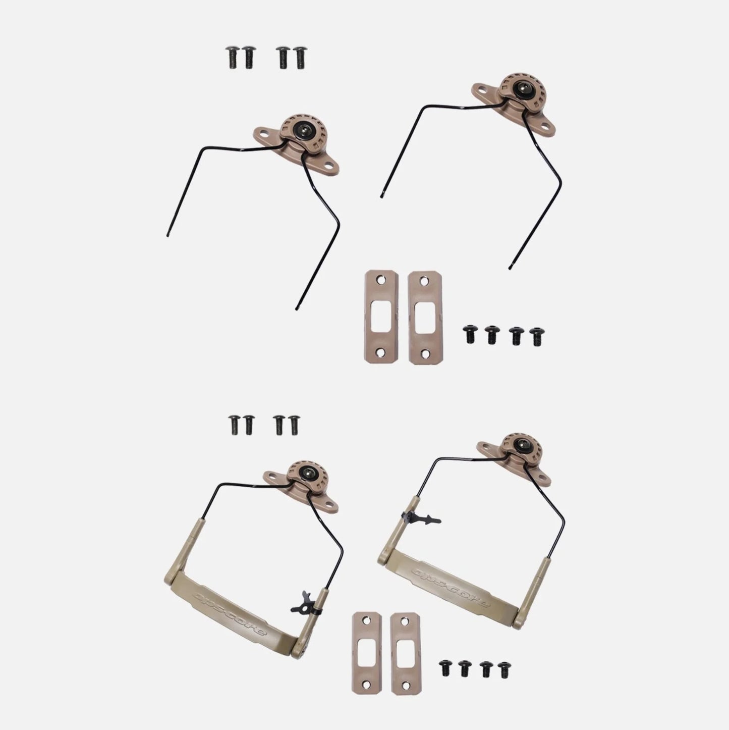 Unity MARK 2.0 - Mount  for Peltor & AMP - Fits Ops-Core, TW, Galvion & More
