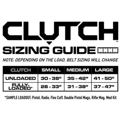 Unity Tactical CLUTCH Belt - Made in USA