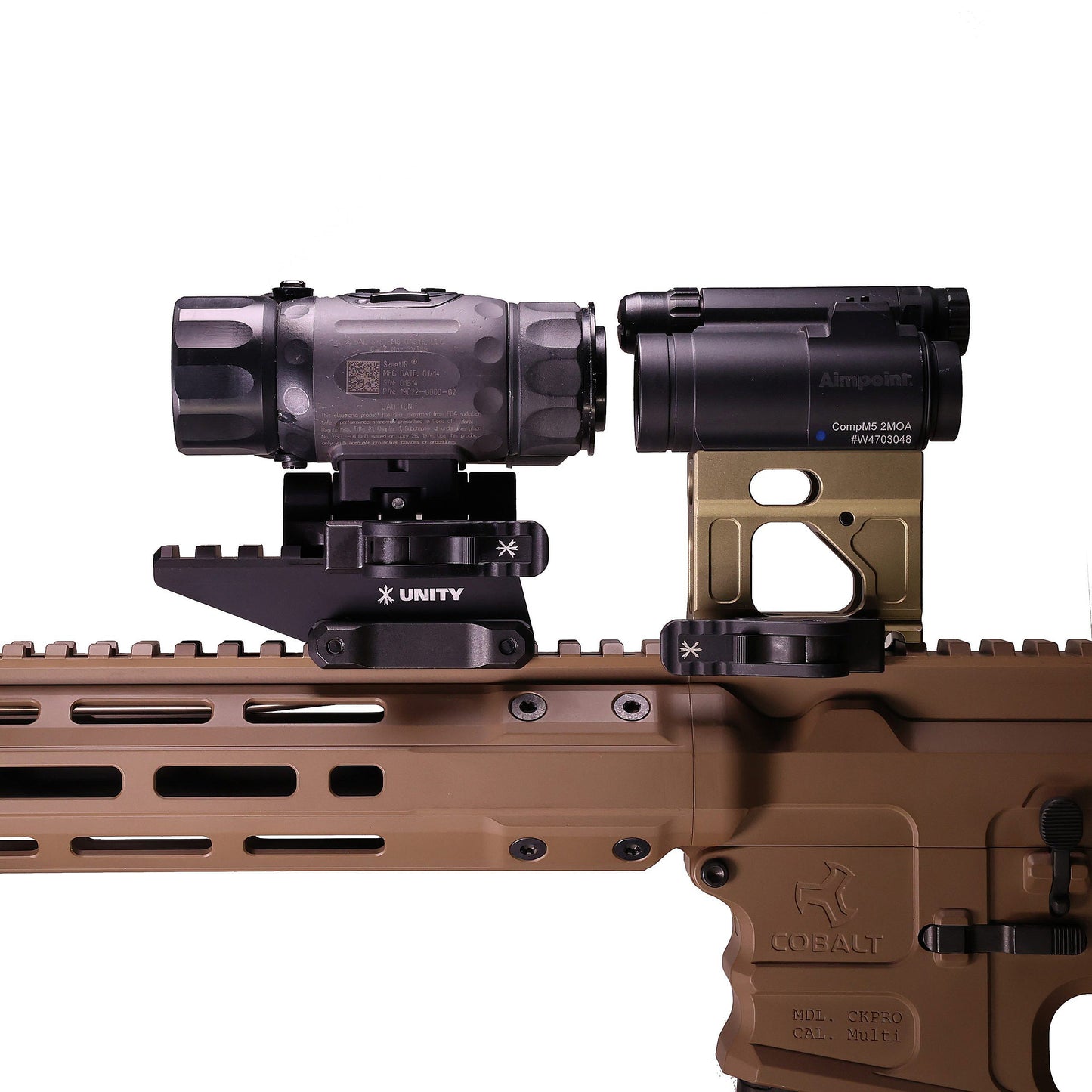 Unity Tactical CTM - Combat Thermal Mount - for SkeetIR™s and VooDoo-S™