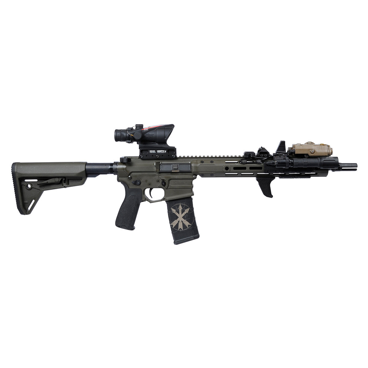Unity ACOG Mount - 2.05" Mount for ACOG & VCOG Optics - Night Vision Ready