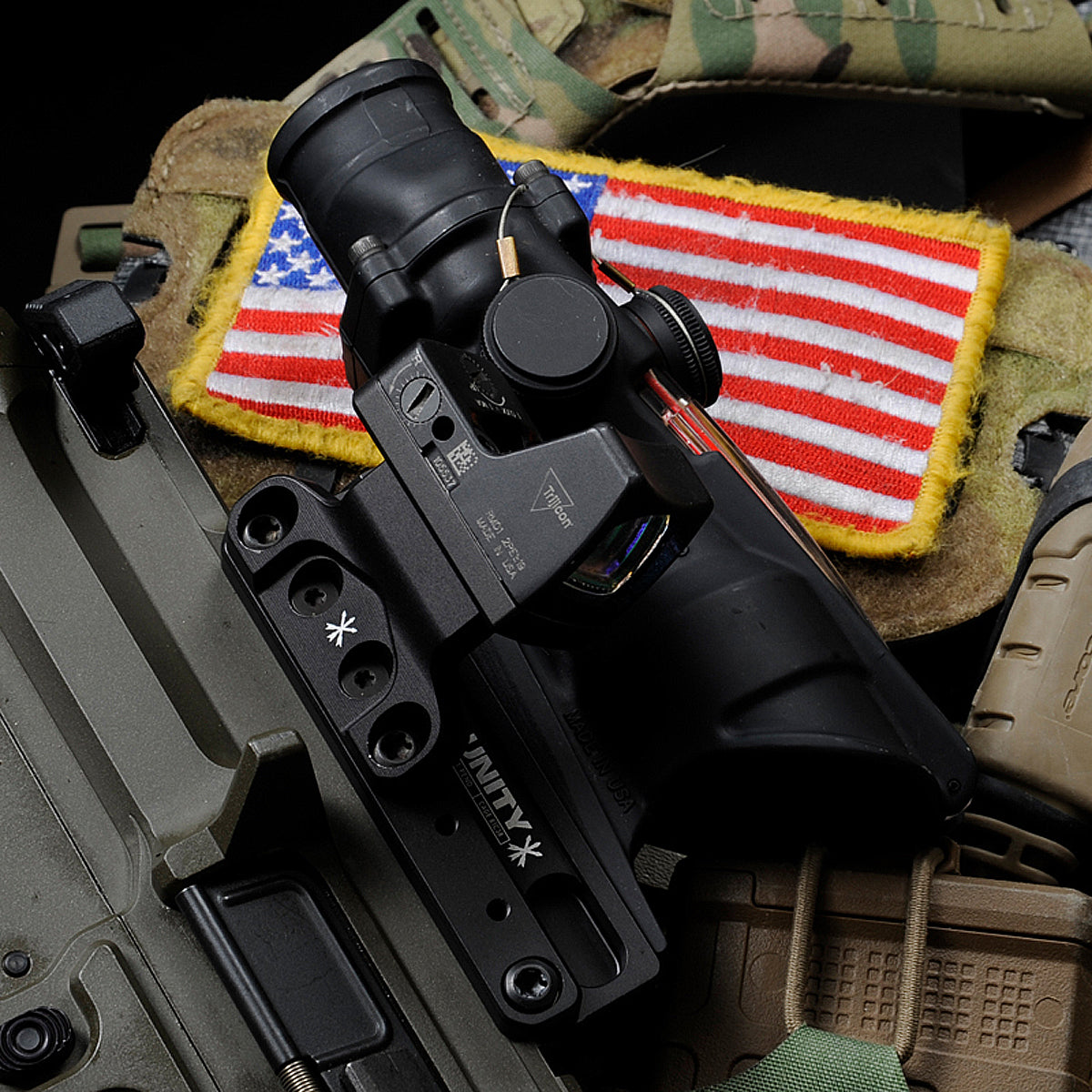 Unity ACOG Mount - 2.05" Mount for ACOG & VCOG Optics - Night Vision Ready