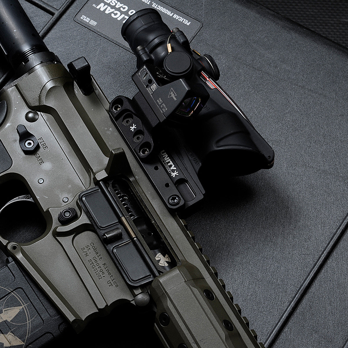 Unity ACOG Mount - 2.05" Mount for ACOG & VCOG Optics - Night Vision Ready