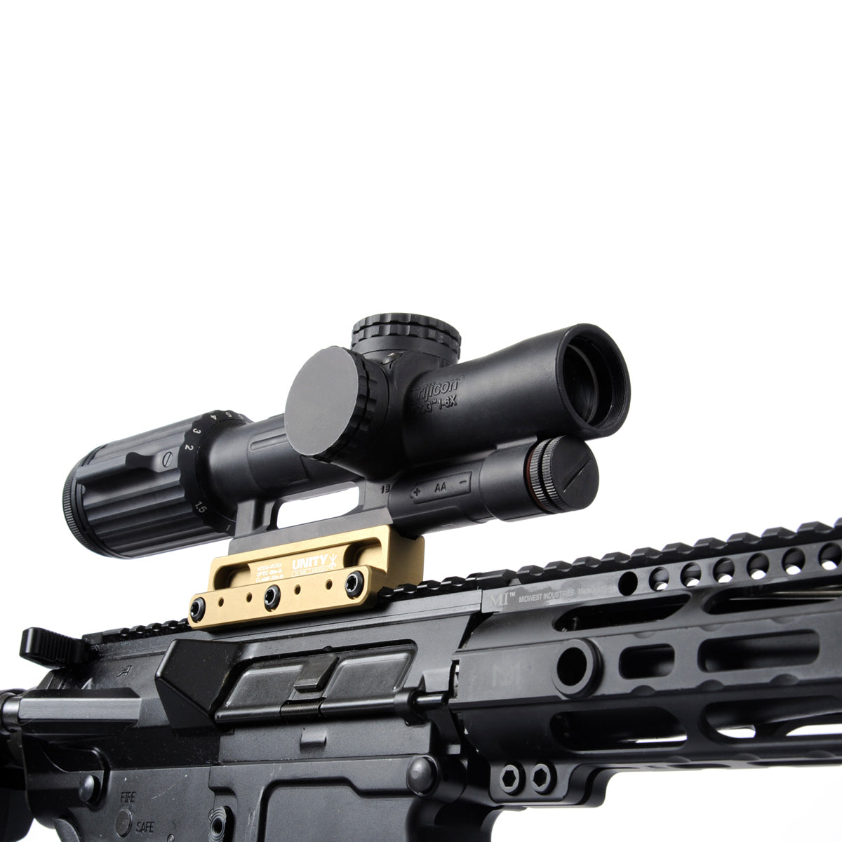 Unity ACOG Mount - 2.05" Mount for ACOG & VCOG Optics - Night Vision Ready