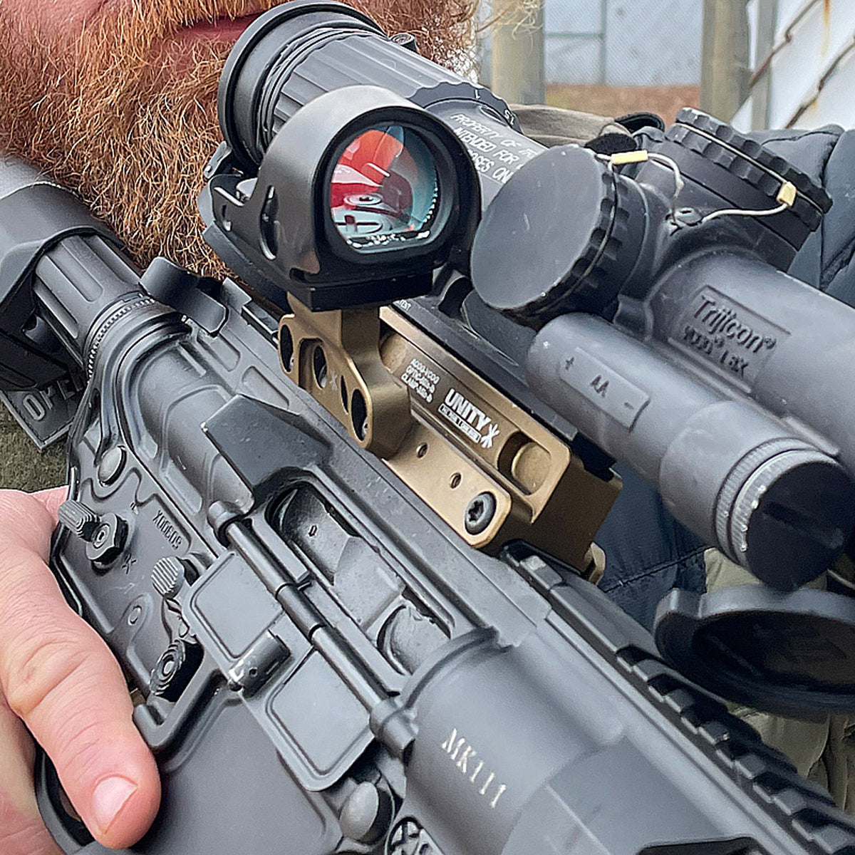 Unity ACOG Mount - 2.05" Mount for ACOG & VCOG Optics - Night Vision Ready