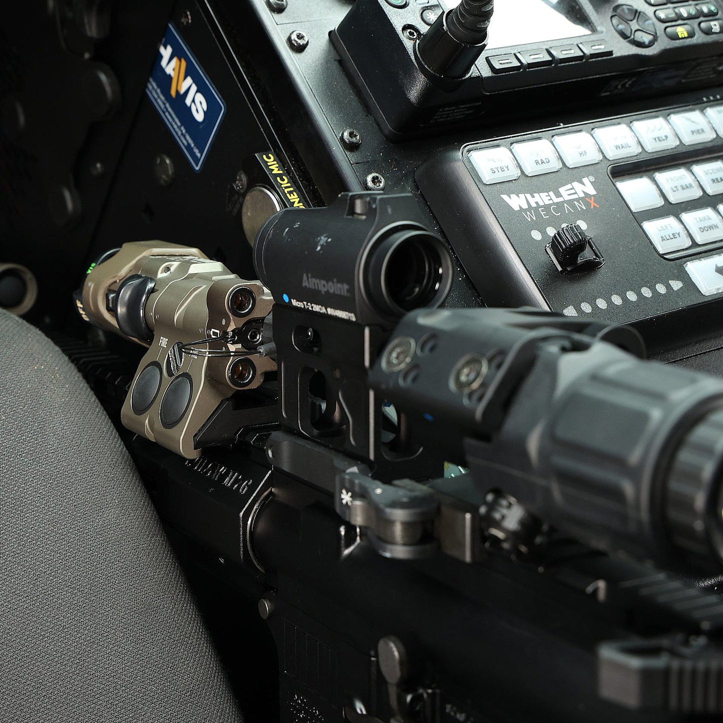Unity Tactical RAXIS - In-Line MAWL Laser Mount - Rotates Laser for Snag-Free Stowage