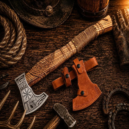 Viking Battle Axe for Sale – Hand Forged Norse Viking Axe