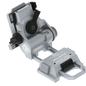 Wilcox G24 - Dovetail Mount for NVGs w/ Breakaway Safety for Neck Injury Prevention