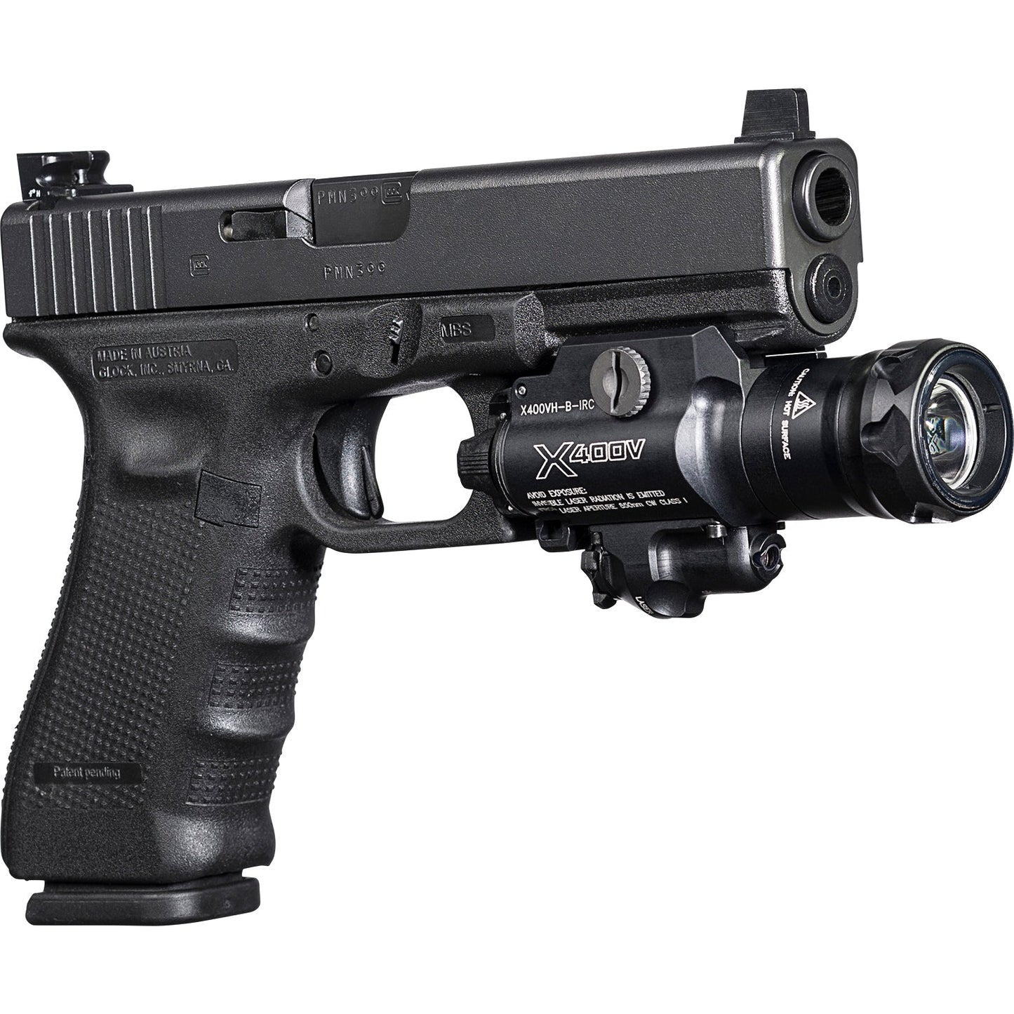 SureFire X400VH - 350 Lumens White Light & Infrared Laser - Fits MasterFire Holsters