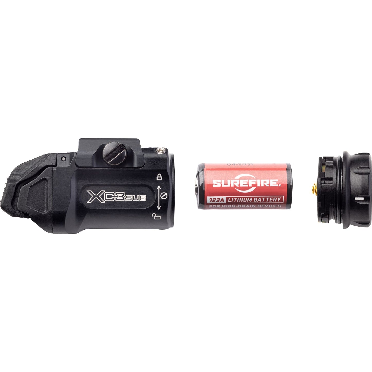 SureFire XC3 Sub Weaponlight - w/ 13,000 Candela & 1000 Lumens - Fits TLR7 Sub Holsters